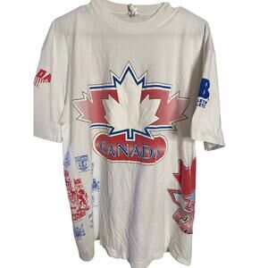 Vintage Team Canada AOP Hockey Tee